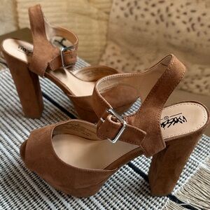 Tan Mossimo Stilettos